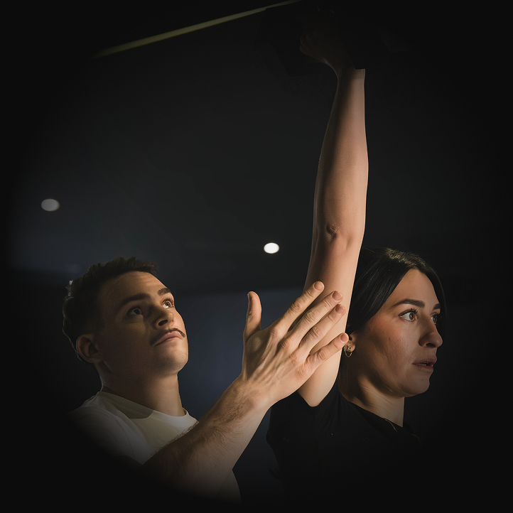 Etirements apres cours de Yoga